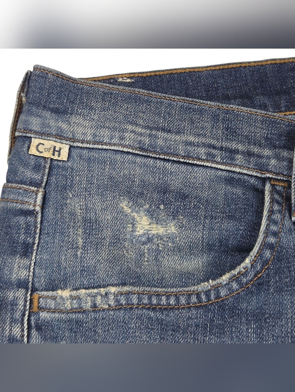 Citizens Of Humanity Blue Distressed Bootcut Jeans. Waist 31 - Picture 7 of 10